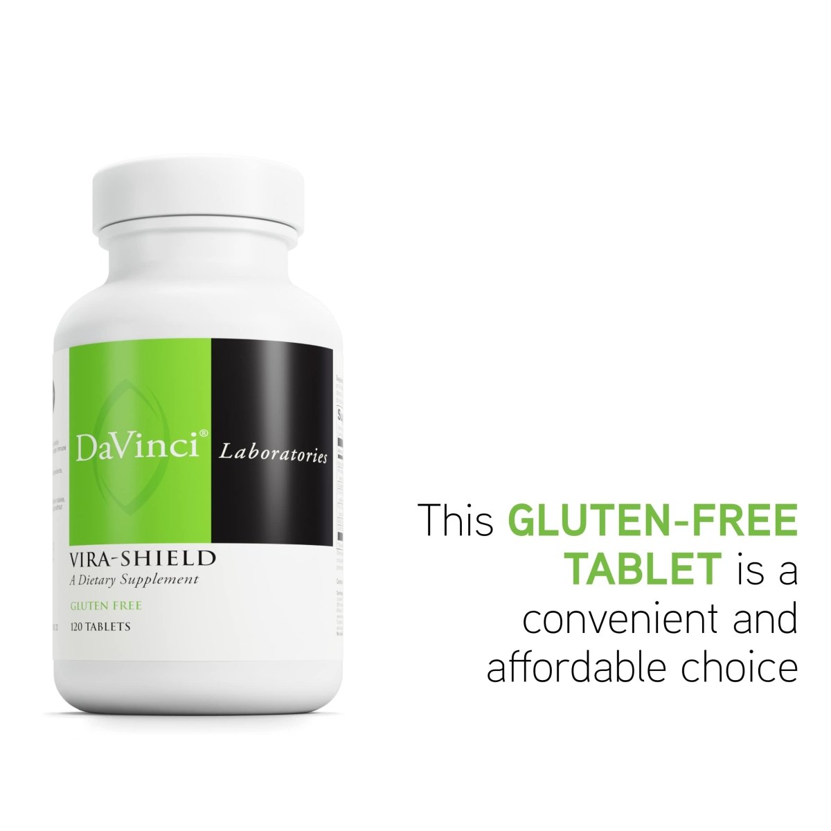 DAVINCI Labs Vira-Shield - Gluten-Free - 120 Tablets