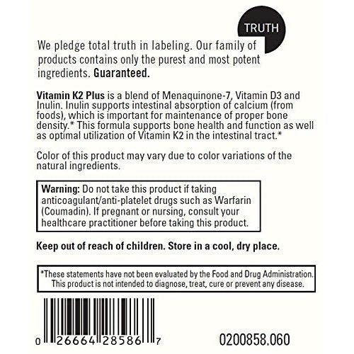 Davinci Labs - Vitamin K2 Plus (Menaquinone-7) 60 caps