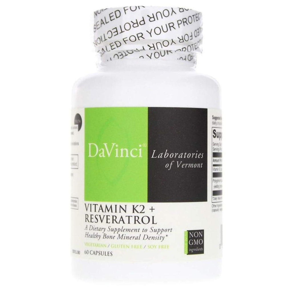 Davinci Labs - Vitamine K2 + Resvératrol, 60 Gélules