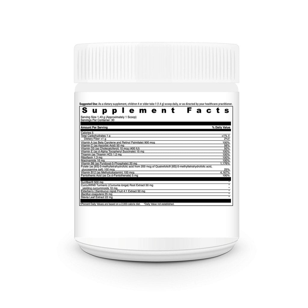 DAVINCI Little Mightiest Vite avec probiotiques et prébiotiques - Saveur fruitée - 42 g, 30 portions