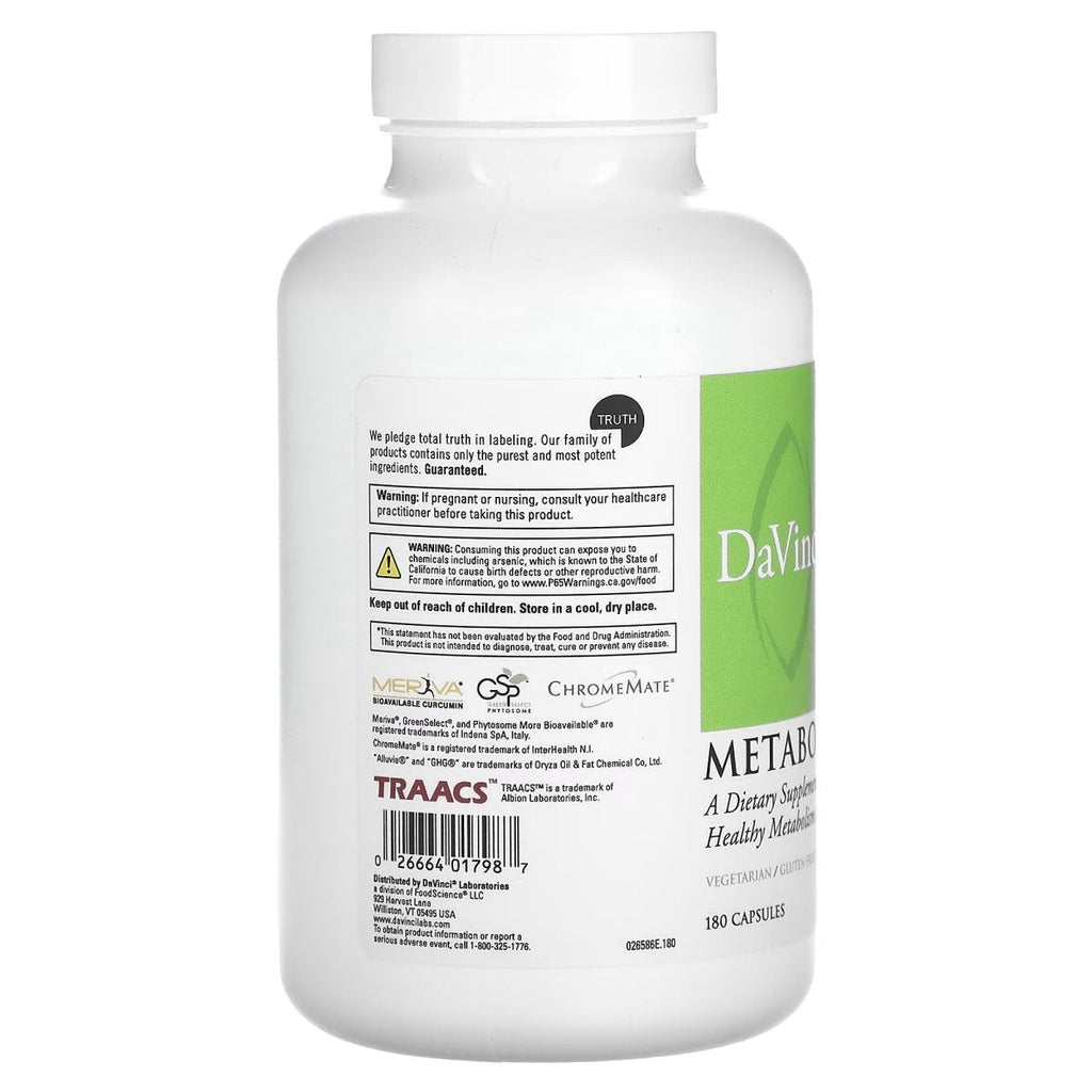 Davinci Metabolic Multi 180 Capsules