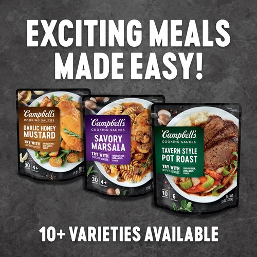 Campbells Cooking Sauces, Spicy Thai Curry, 11 Oz Pouch