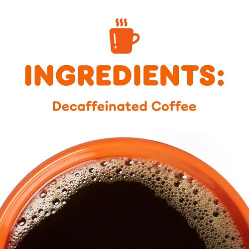 Café Décaféiné Torréfaction Moyenne Dunkin, 10 capsules K-Cup Keurig