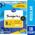 Tampons Kroger Réguliers Non parfumés 18 unités