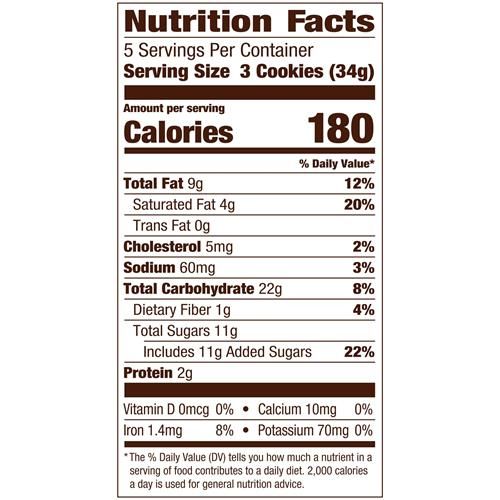Biscuits Pepperidge Farm Milano Chocolat noir, sachet de 170 g (15 biscuits)