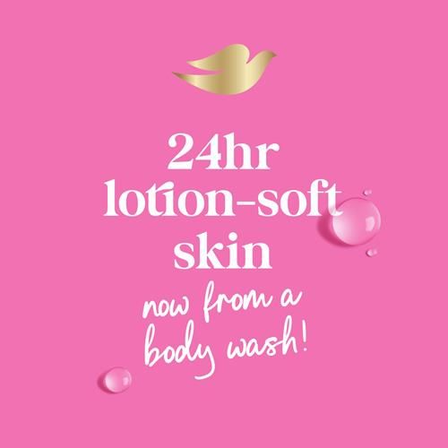 Dove Gel Douche Soin Douceur Pivoine & Huile de Rose Pour une Peau Douce Comme une Lotion Pendant 24h Nettoyant Hydratant Sans Sulfates Sans Parabènes 591 ml