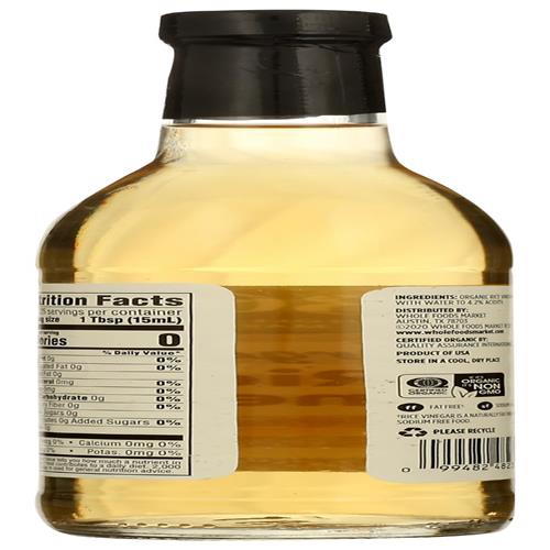 Whole Foods Market Vinaigre de riz biologique, 375 ml