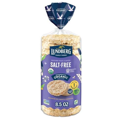 Galettes de riz brun biologique Lundberg, sans sel, sans gluten, végétaliennes, collations saines, 241 g