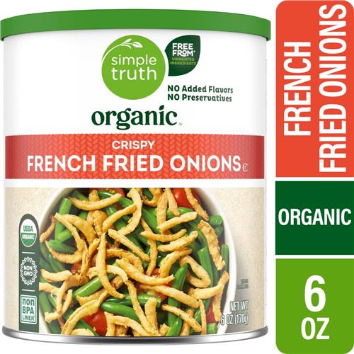Simple Truth Organic Oignons frits à la française 170 g