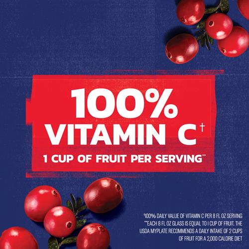 Ocean Spray 100% Juice Cranberry Raspberry Juice Blend, 64 Fl Oz Bottle (Pack Of 1)