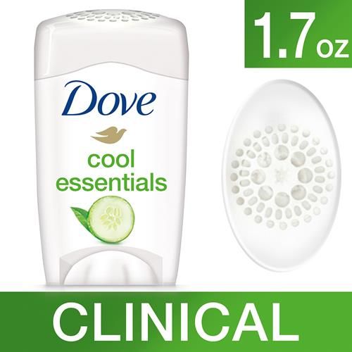 Dove Clinical Protection Antitranspirant, Cool Essentials, 48g (Lot de 1)