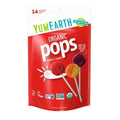 Sucettes bio Yumearth, lot varié, 14 saveurs fruitées préférées, hypoallergéniques, sans gluten, sans OGM, végétaliennes, sans arômes ni colorants artificiels
