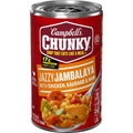Soupe Campbell's Chunky, Jambalaya Jazzy avec poulet, saucisse et jambon, boîte de 527 g