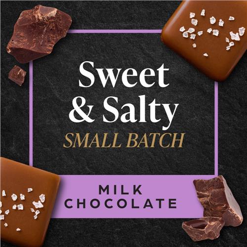 Truffes au caramel au beurre et au chocolat au lait de sélection privée avec sel de mer 5 oz