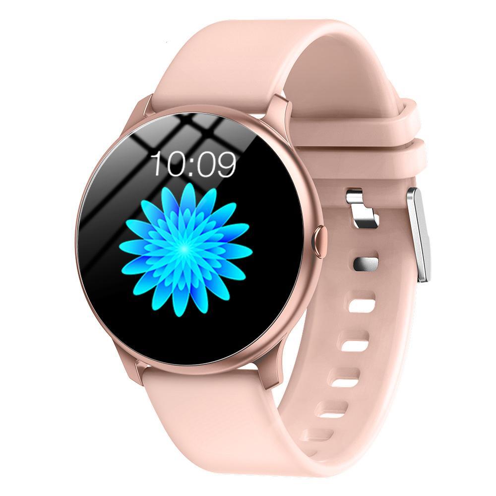 Nouvelle montre connectée étanche pour femme avec surveillance de la fréquence cardiaque, options de montre connectée santé et podomètre, bracelet connecté de suivi d'activité pour le sport et le fitness