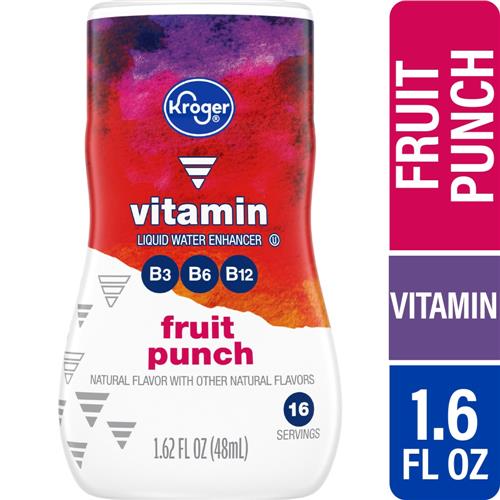 Bouteille d'optimisateur d'eau aux fruits vitaminée Kroger 48 ml