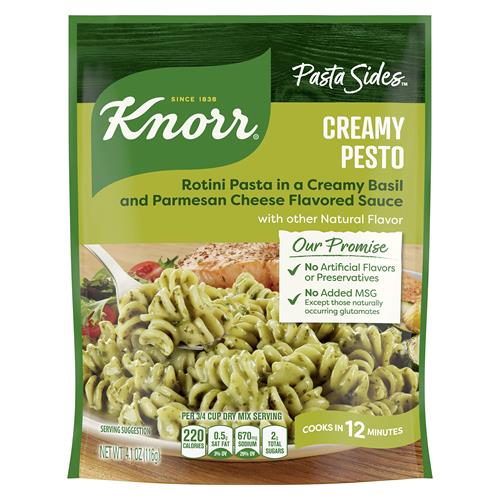 Knorr Accompagnements Pâtes crémeuses au Pesto, 116 g