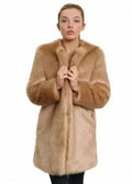 Manteau classique en fausse fourrure De La Creme pour femme