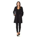 Manteau à Capuche en Mélange de Laine - Manteau d'Hiver Zippé | Femstylo
