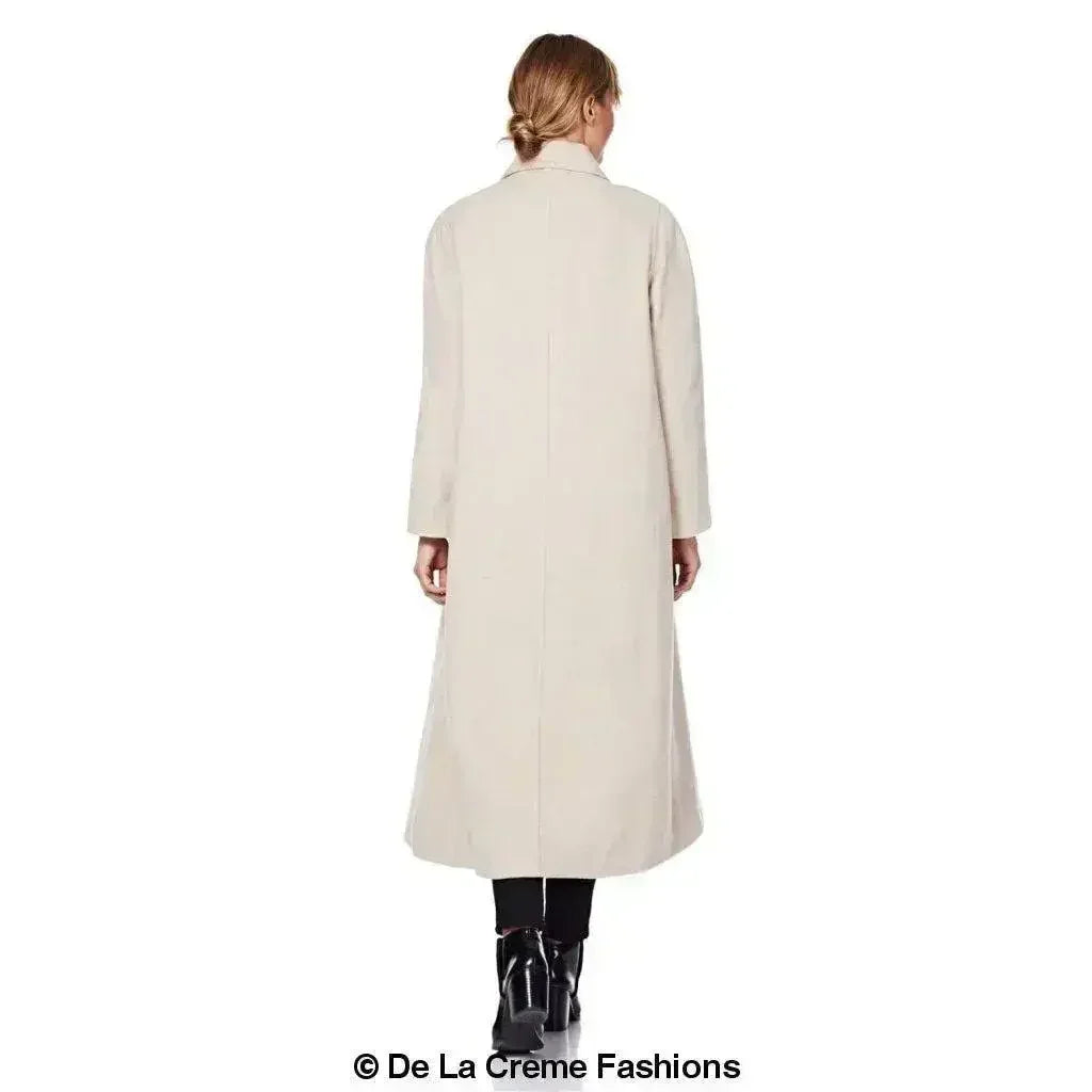 Manteau en Laine et Cachemire Grande Taille - Courbes Sublimées | Femstylo