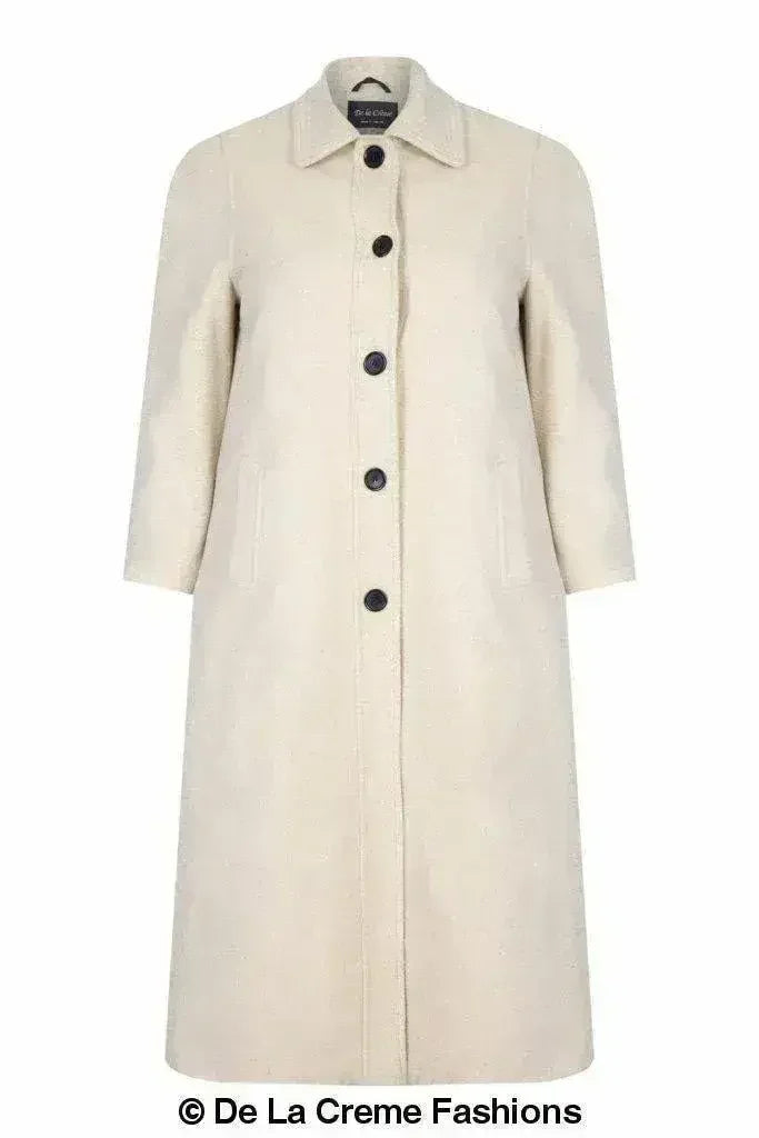 Manteau en Laine et Cachemire Grande Taille - Courbes Sublimées | Femstylo