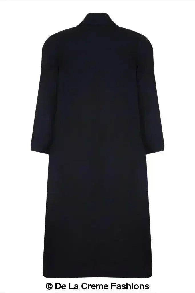 Manteau en Laine et Cachemire Grande Taille - Courbes Sublimées | Femstylo