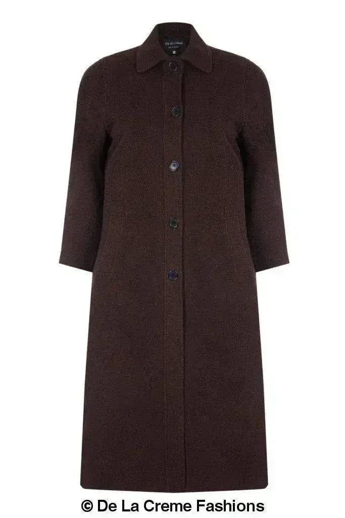 Manteau en Laine et Cachemire Grande Taille - Courbes Sublimées | Femstylo