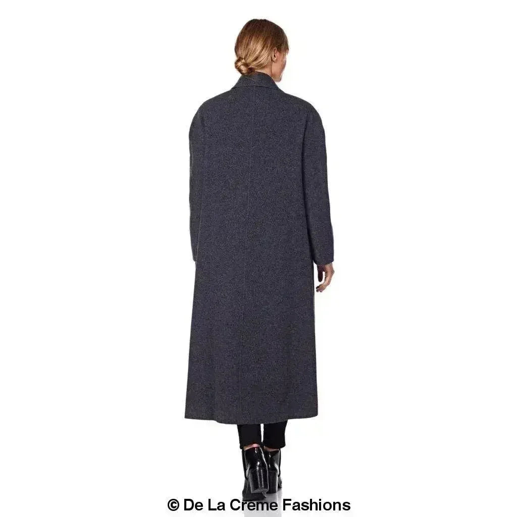 Manteau en Laine et Cachemire Grande Taille - Courbes Sublimées | Femstylo
