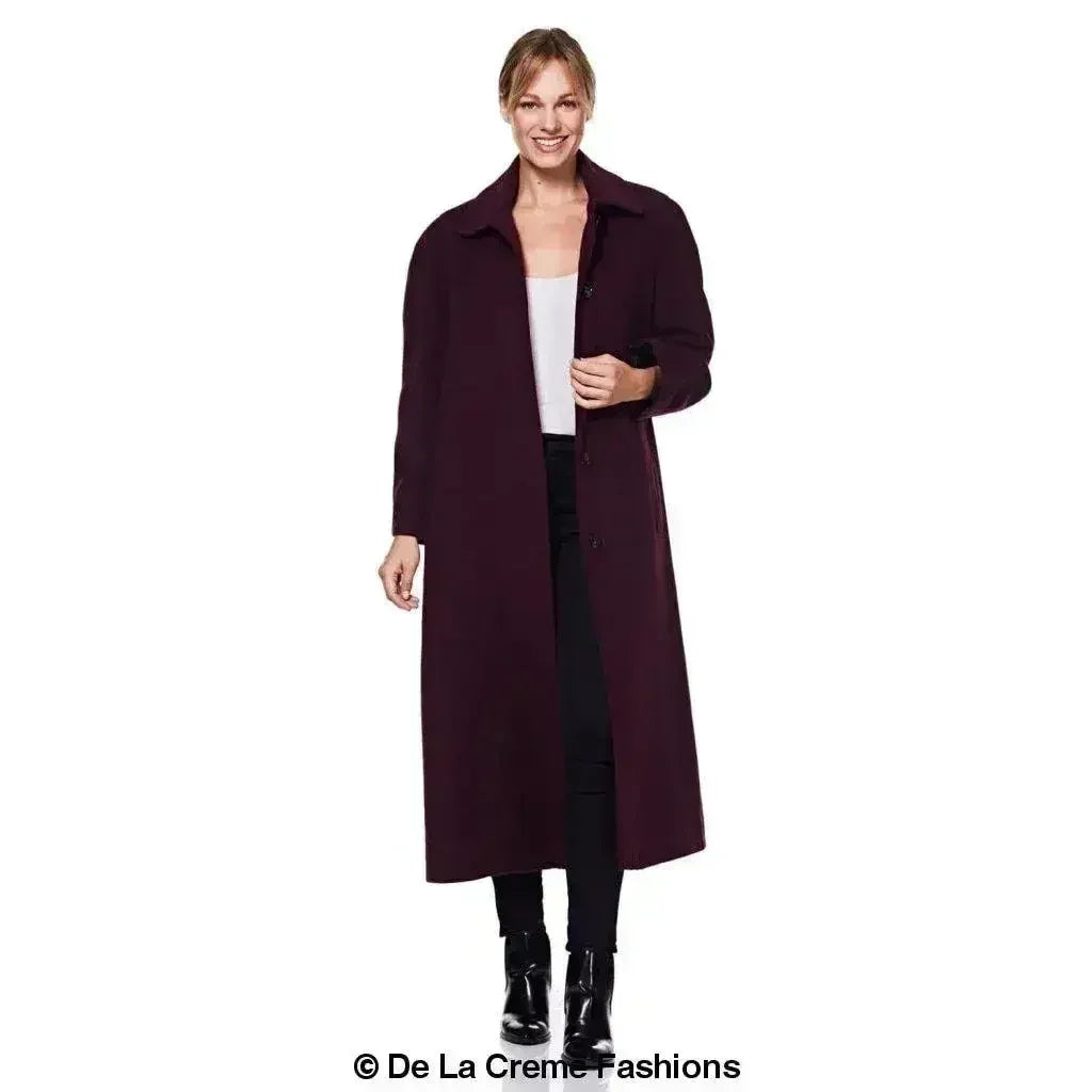 Manteau en Laine et Cachemire Grande Taille - Courbes Sublimées | Femstylo