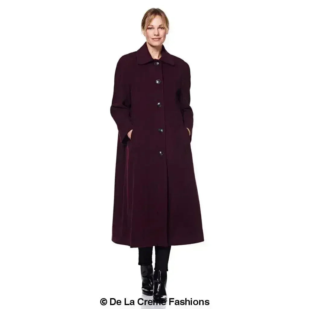 Manteau en Laine et Cachemire Grande Taille - Courbes Sublimées | Femstylo