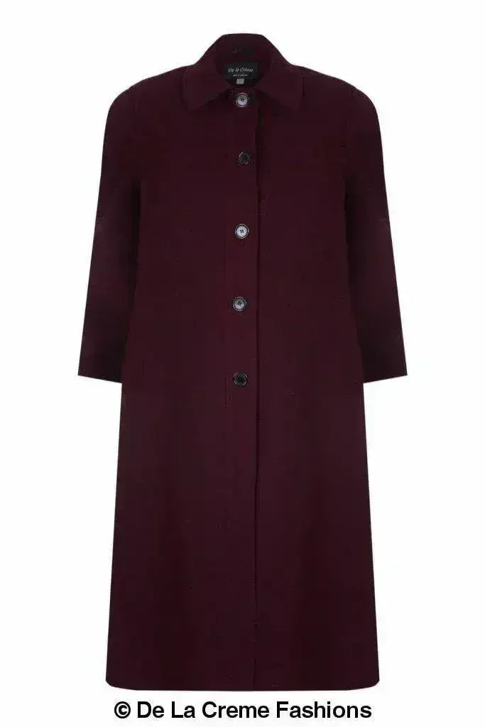 Manteau en Laine et Cachemire Grande Taille - Courbes Sublimées | Femstylo