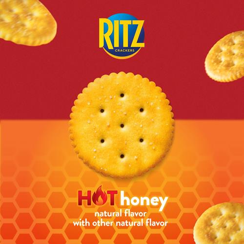 Biscuits Ritz Hot Honey, Snacks pour enfants et adultes, Snacks pour le déjeuner, 388 g