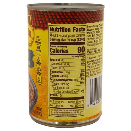 Haricots frits sans gras Old El Paso, 16 oz