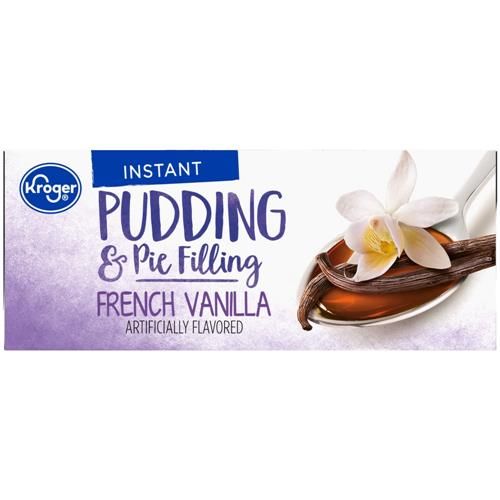 Kroger Préparation instantanée pour pouding et garniture de tarte à la vanille française 96 g