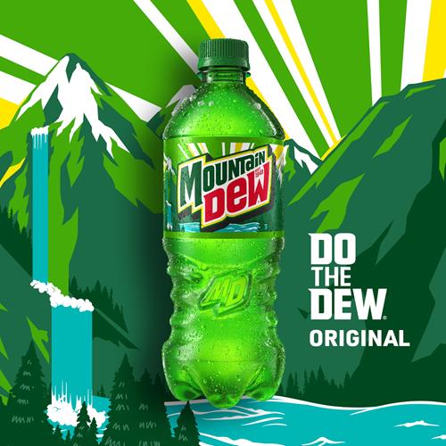 Mountain Dew, bouteille de 591 ml