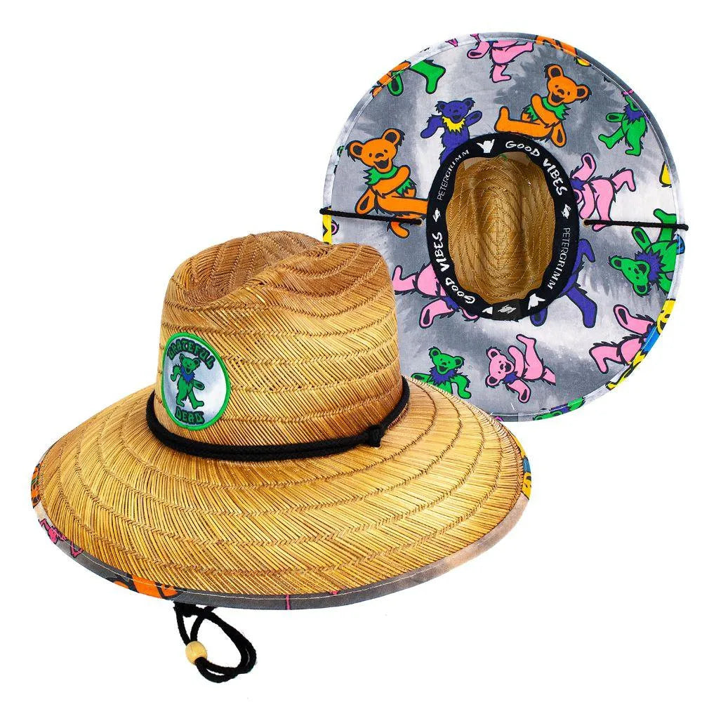 Peter Grimm Grateful Dead Sugar – Chapeau de maître-nageur Rye Straw