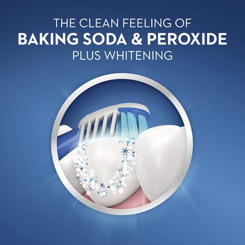 Crest Cavity & Tartar Protection Toothpaste, Whitening Baking Soda & Peroxide,5.7 Ounce (Pack Of 2)
