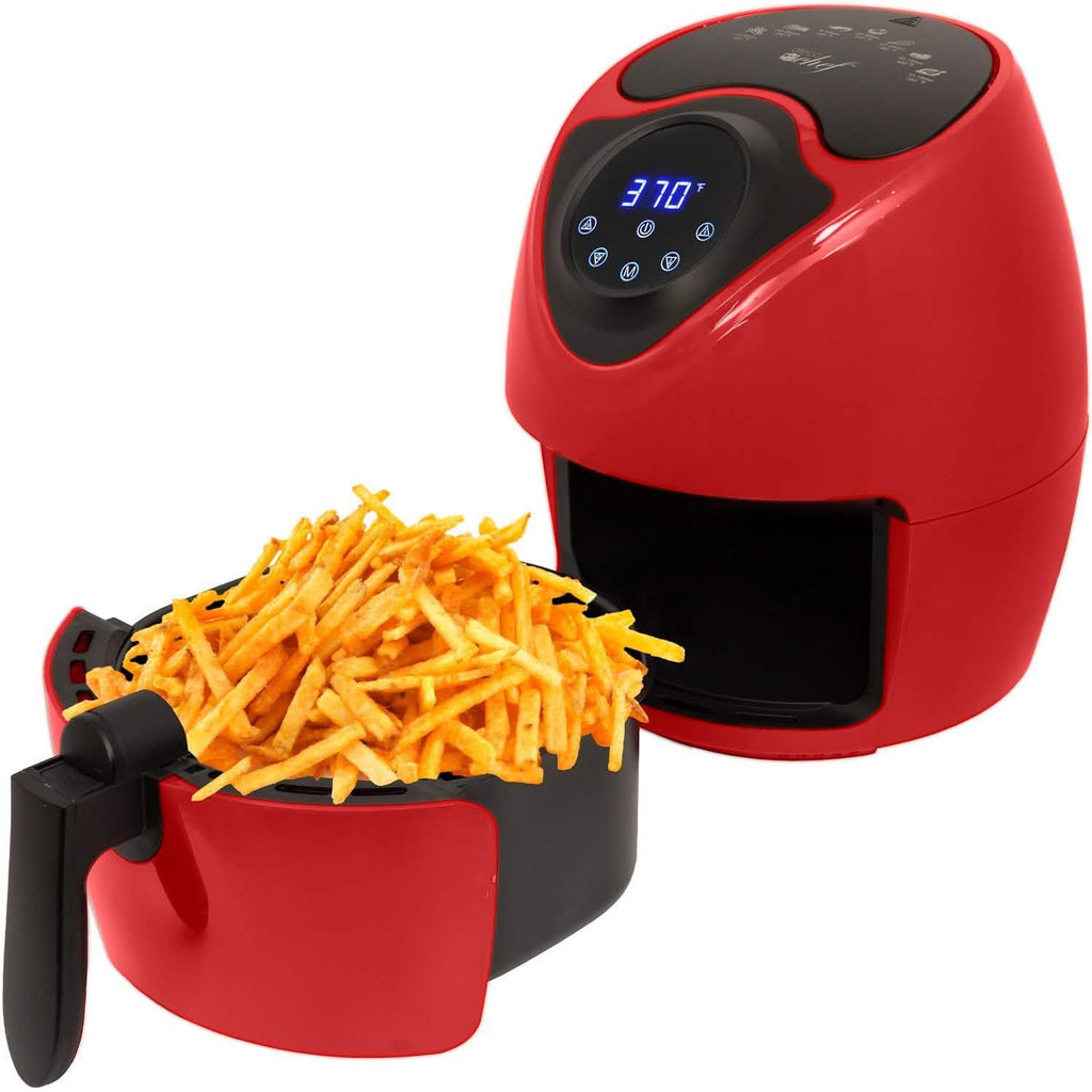 Friteuse à air numérique électrique sans huile Deco Chef 3,7 pintes pour une friture saine