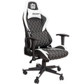 Chaise de jeu ergonomique Deco Gear en mousse avec appui-tête et support lombaire réglables