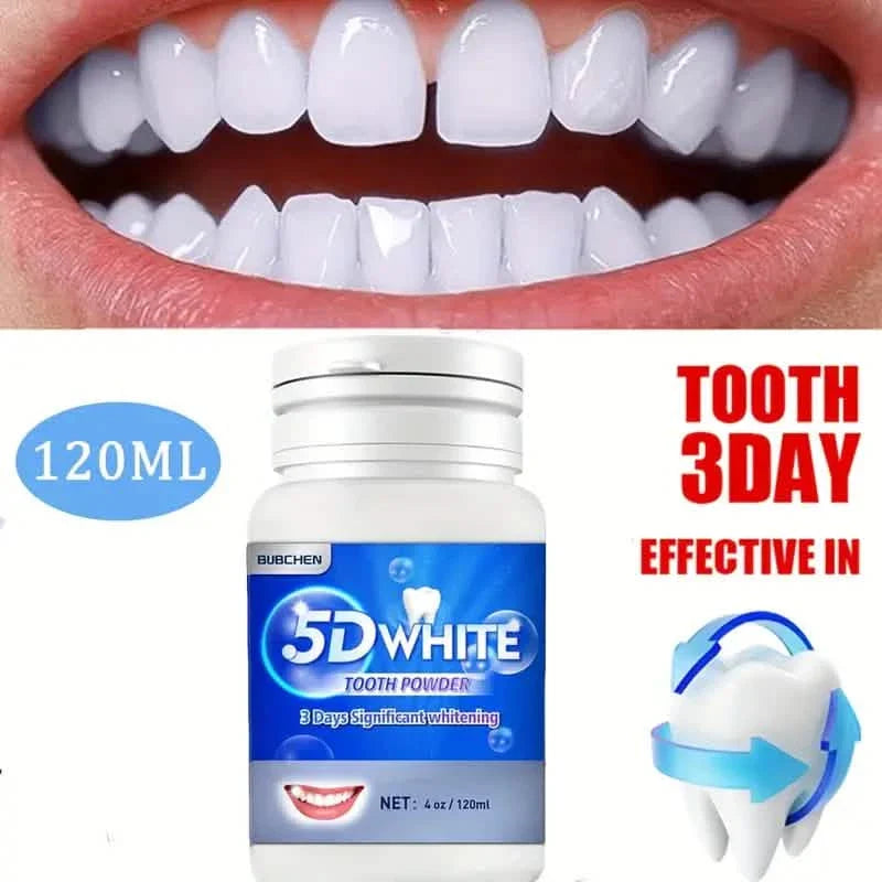 Poudre nettoyante pour un nettoyage en profondeur des dents