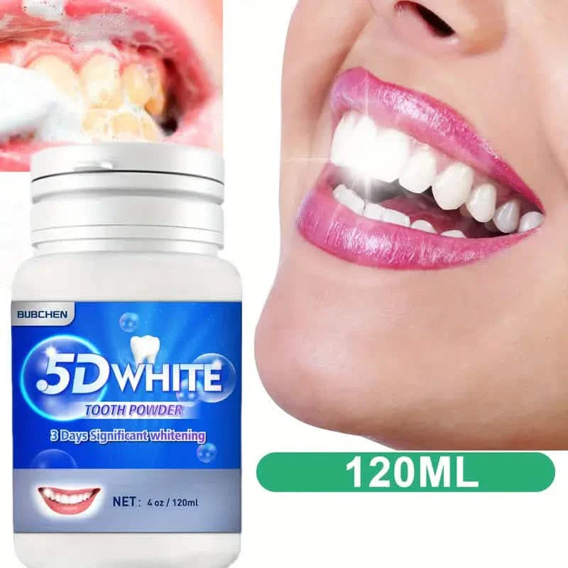 Poudre nettoyante pour un nettoyage en profondeur des dents