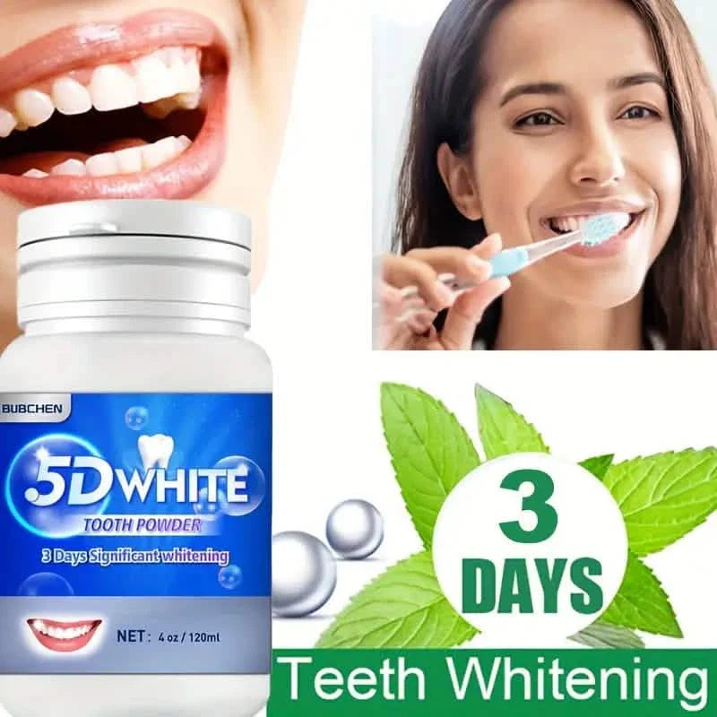 Poudre nettoyante pour un nettoyage en profondeur des dents