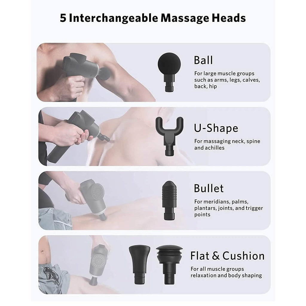 Pistolet de massage musculaire à percussion des tissus profonds