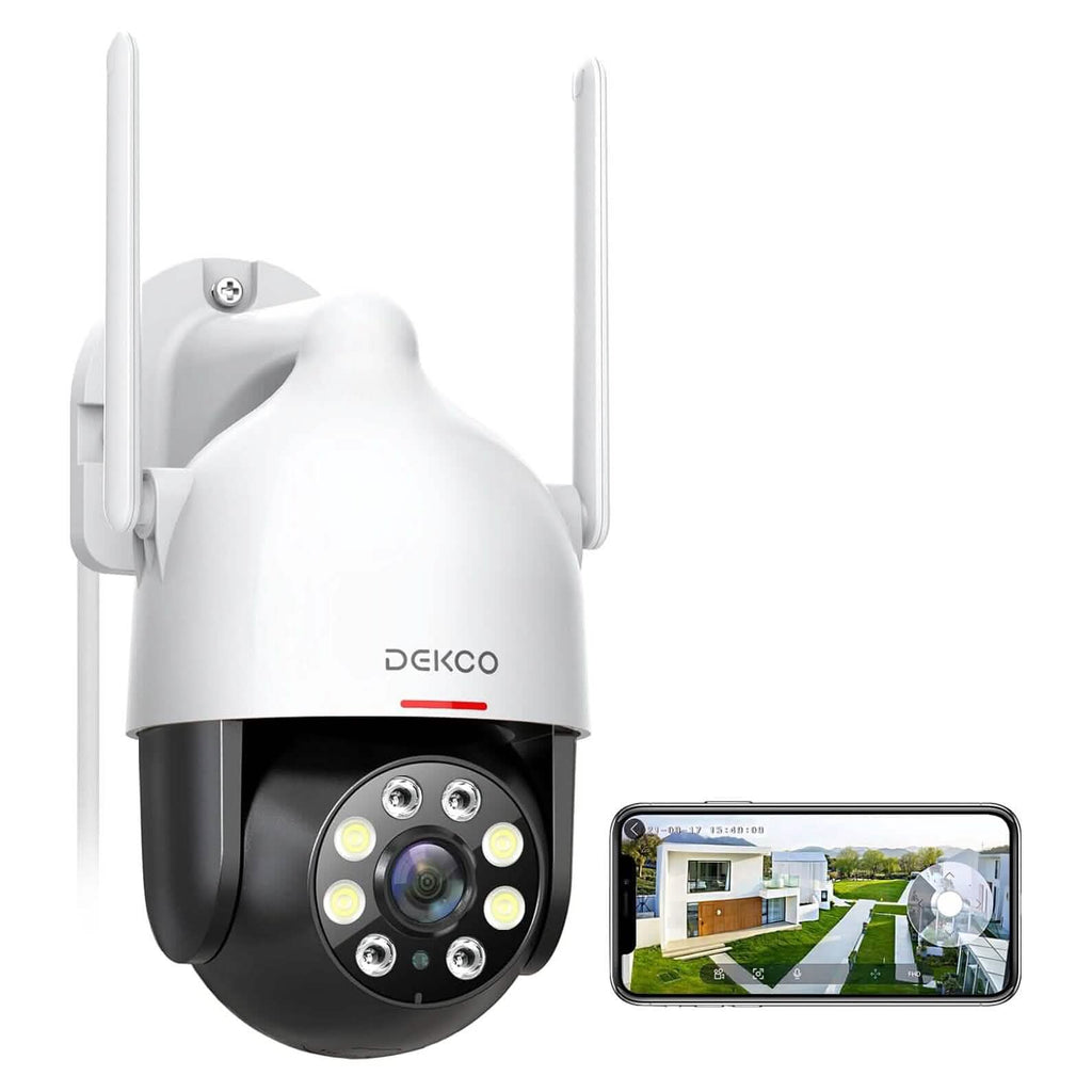 Caméra de sécurité de surveillance WiFi Dekco 2K (reconditionnée)