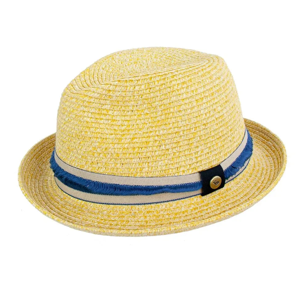 Peter Grimm Del Sol - Chapeau Fedora en Paille