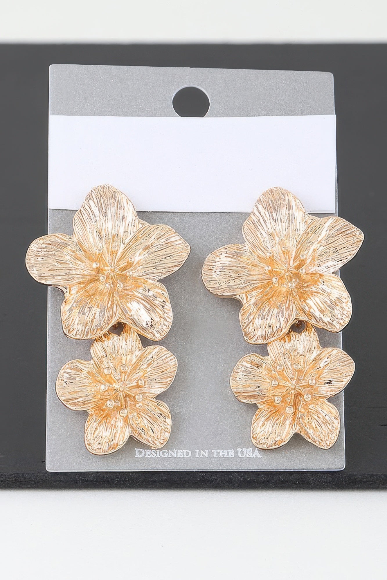 Boucles d'oreilles Fleur Délicate Éclose