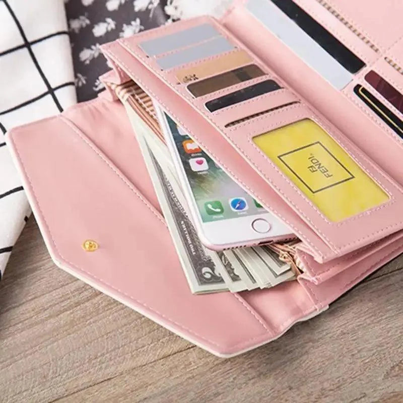 Adorable petit porte-monnaie floral en cuir PU pour femmes et filles, portefeuilles à boucle de créateur à la mode pour femme