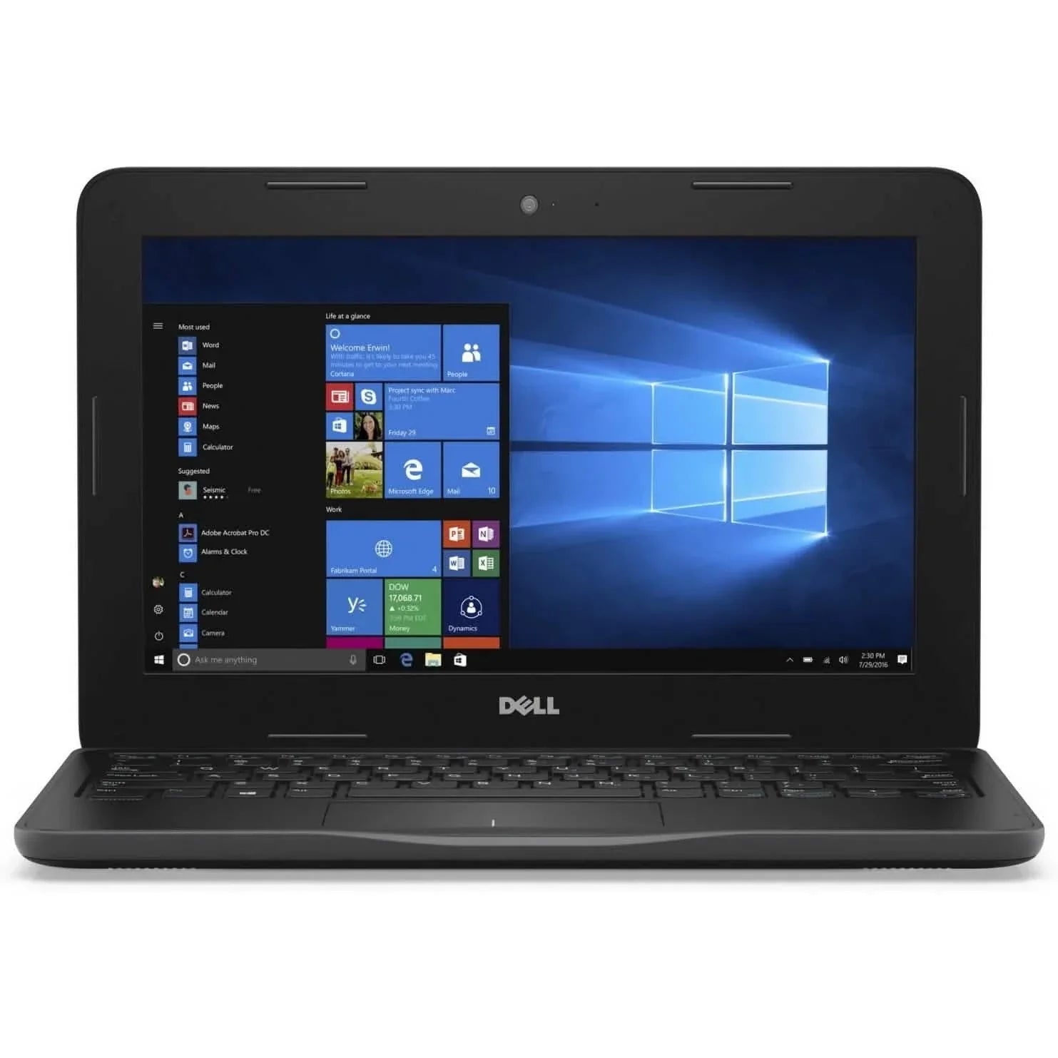 Ordinateur portable Dell Latitude 3180 Education 11,6" HD Windows 10 Professionnel (Reconditionné)