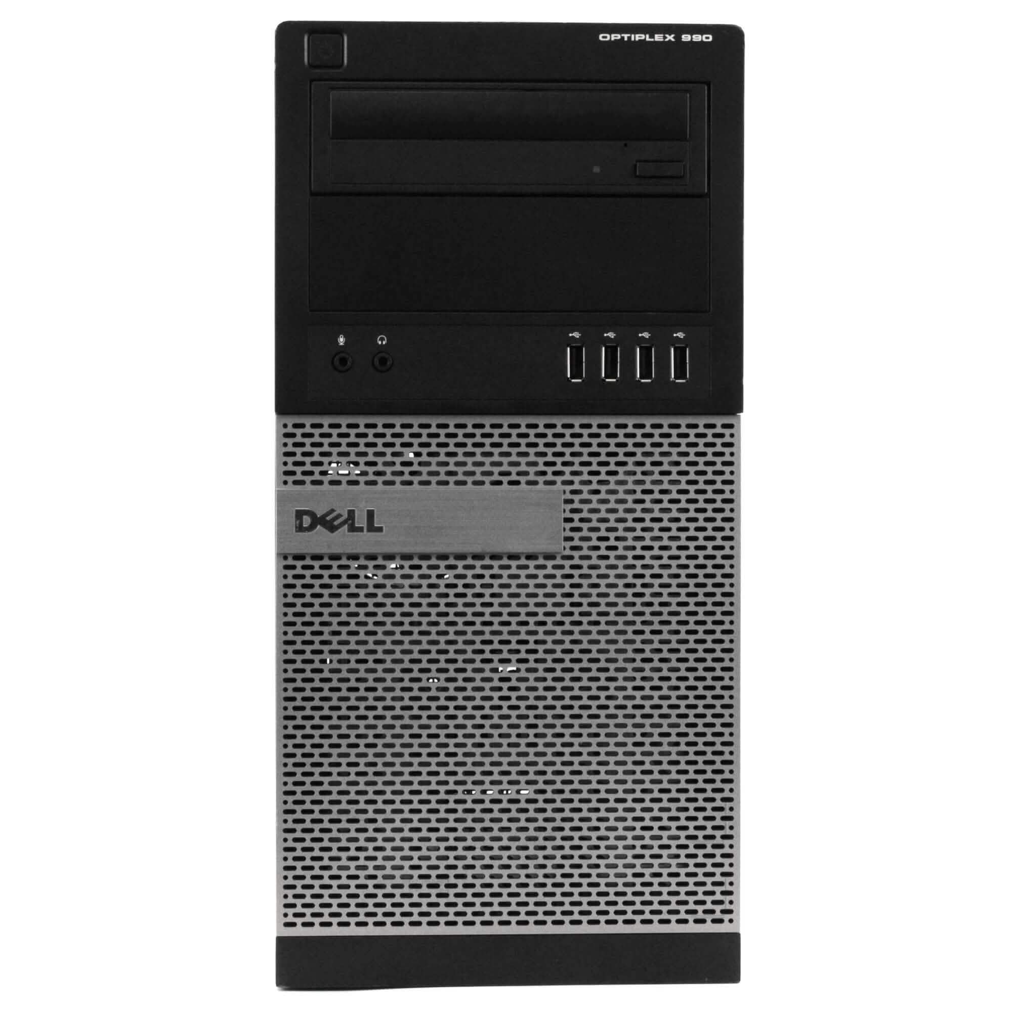 Ordinateur de bureau Dell OptiPlex 990 sous Windows 10 Famille 64 bits avec moniteur large 22" (Reconditionné)