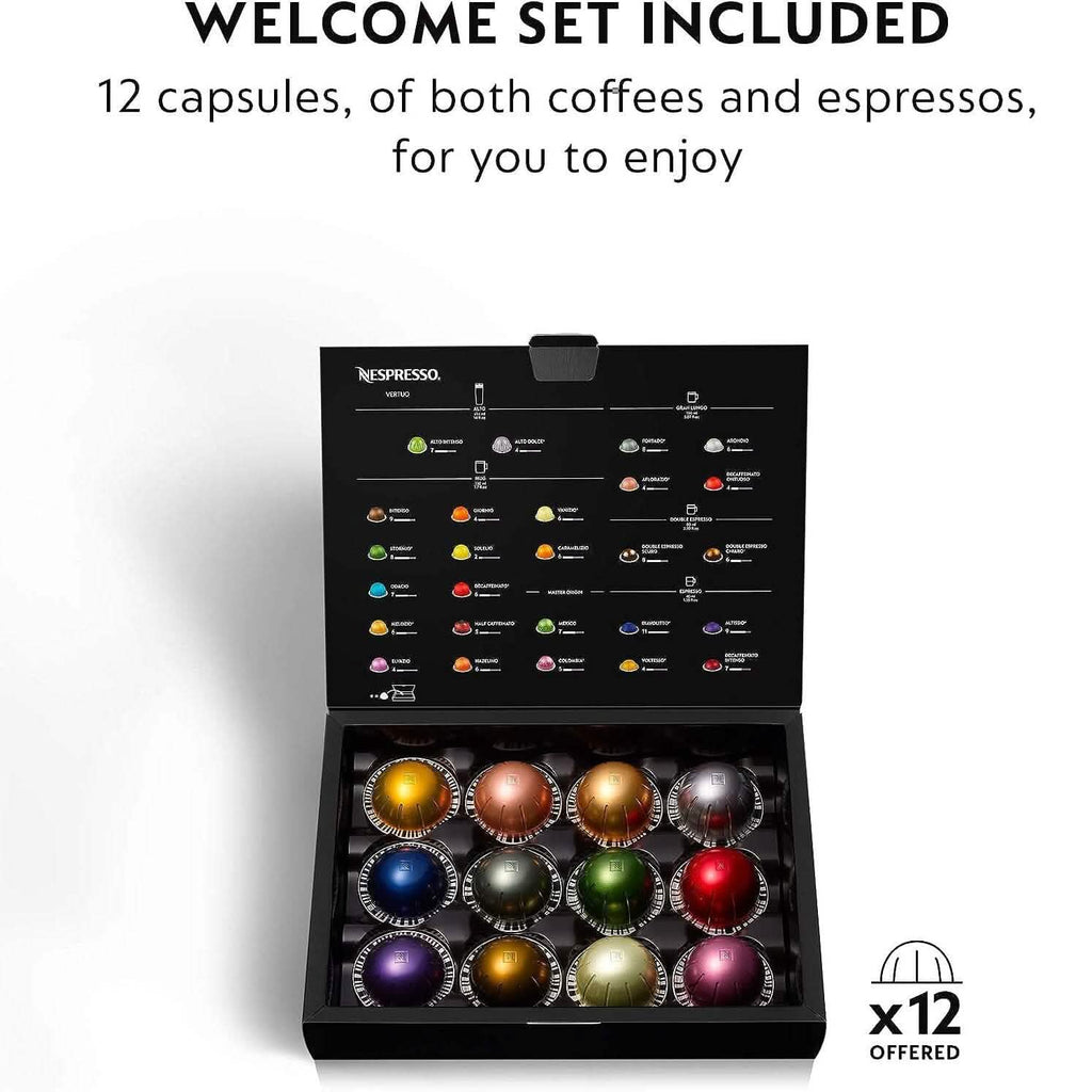 Machine à café et à expresso De'Longhi Nespresso VertuoPlus par De'Longhi, 1,1 litre, noir mat (reconditionné)